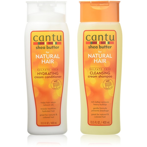 Cantu Shea Butter for Natural Hair Double Combo Shampoo and