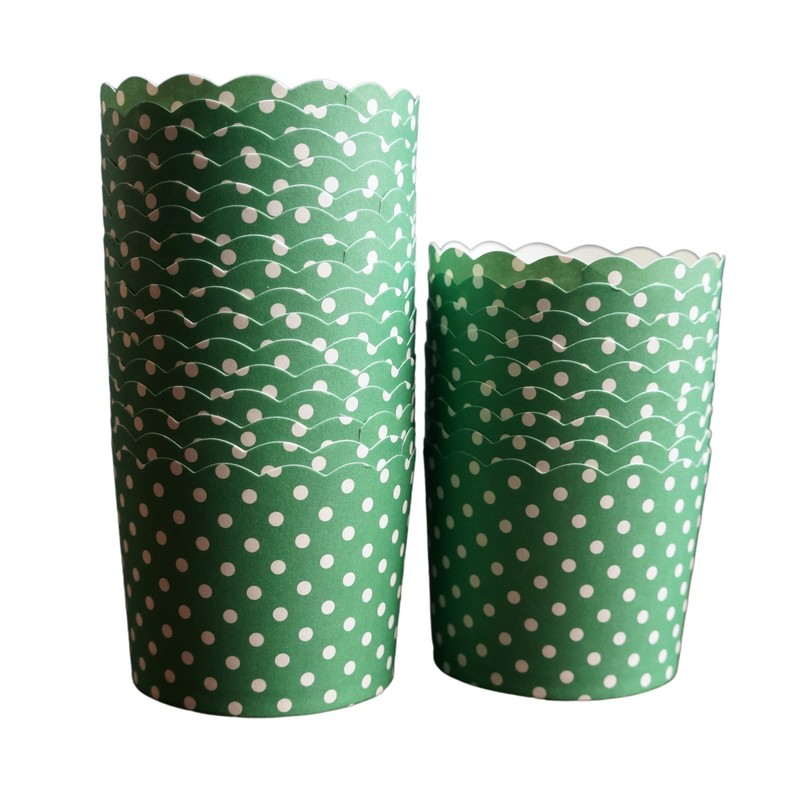 BAKE-IN-CUP 50-Pack Paper Baking Cups, Greaseproof Disposable Cupcake Muffin Liners