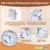 2025 Upgraded Sauna Backrest and 2 in 1 Thermometer Hygrometer