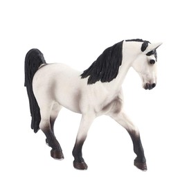 Simulación de Caballo Blanco Modelo Animal Estatua Chico Jugar Regalo Figuras de Animales de Granja para pequeños y