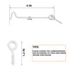 Sdstone Cabin Hook and Eye Latch Gate Door Swivel Window