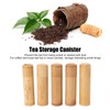5pcs 12cm Length Travel Bamboo Tea Canister Tea Storage Container