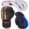 'Bay® Fresh Mesh Black/Blue 12oz Boxing Gloves with Mesh Fabric