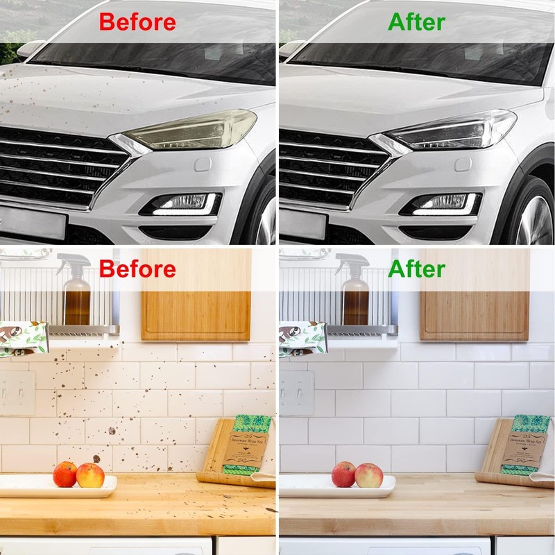 Linkstyle 7PCS 3inch Wool Polishing Buffing Pad with Hook and
