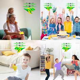 Dinosaur Toys for Boys- Remote Control Helicopter Flying Dinosaurs Toys, Rc Dinosaurs Flying Toys Gifts for 6 7 8 9 10+ Year Old Boys Birthday Presents, Easy to Forward & Turn Left/Right Indoor