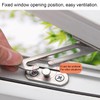 8 PCS Stainless Steel Casement Stopper Window Limiter with Screws,