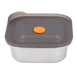 316 Stainless Steel Food Storage Container Vacuum Sealed Metal Food Keeping Bento Box for Refrigerator 500ml