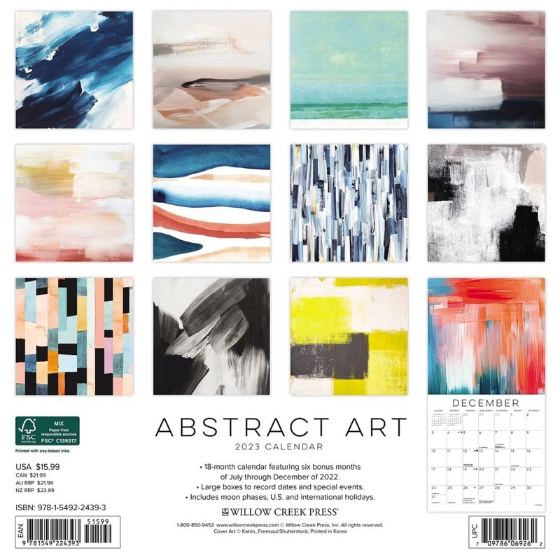 Abstract Art 2023 Wall Calendar