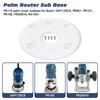 PR110 Palm Router Subbase, Router Base Plate with Screws for