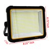 Wideskall 100W Portable Rechargable Solar Panel LED Work Light with