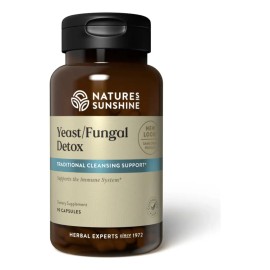 Nature's Sunshine Yeast Fungal Detox 90caps(flora Intestinal) Sabor Neutro