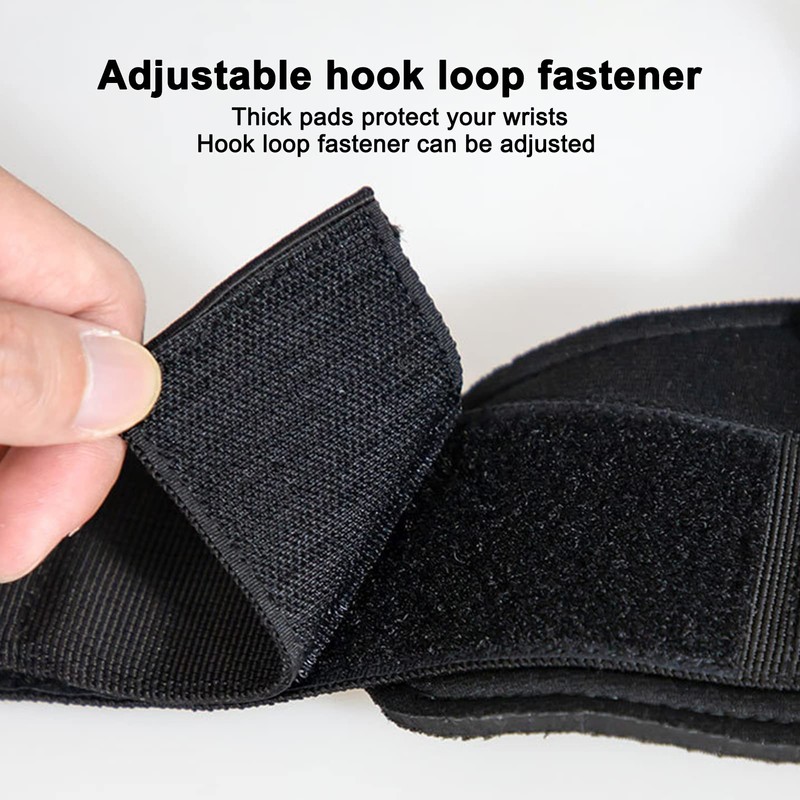 Eight Lifting Hooks Heavy Duty Lifting Wrist Straps for Pull