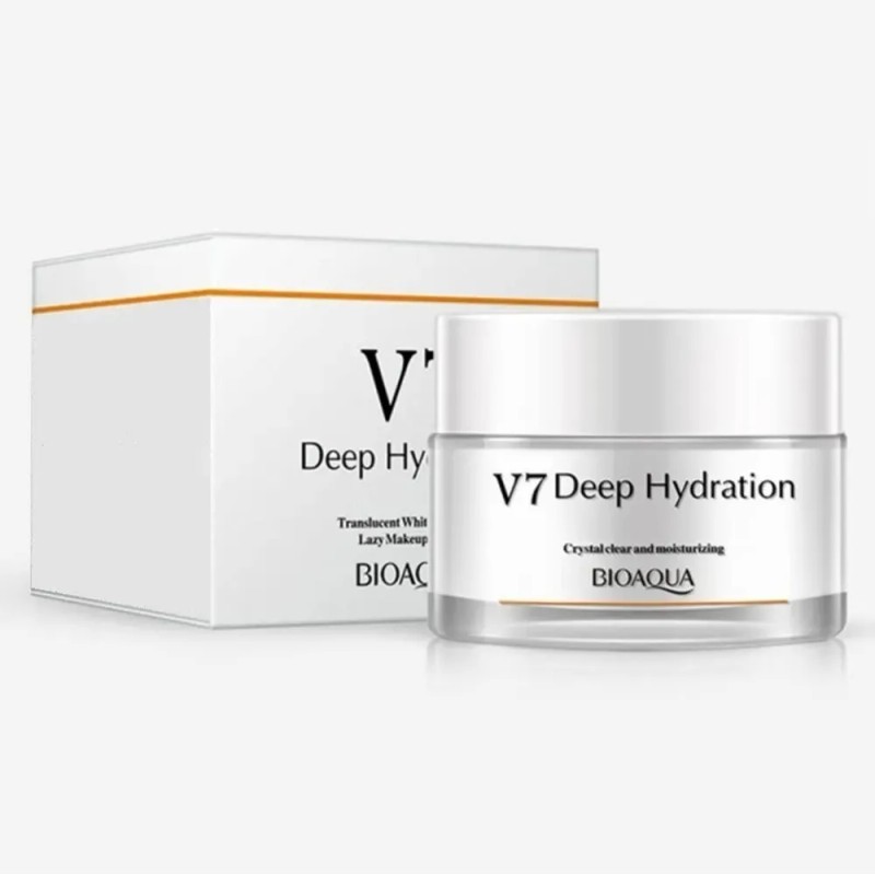 Crema Bioaqua Hidratación Profunda + Blanqueamiento V7 Deep Hydration And