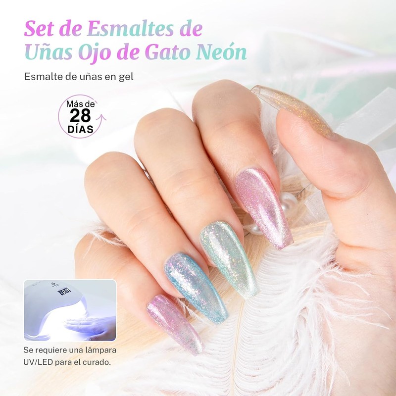 CHERIMOYA Kit de Esmaltes de Uñas en Gel Ojo de