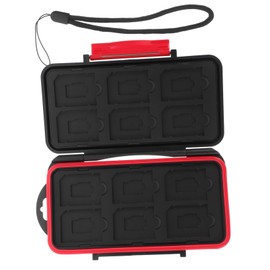 TEHAUX Memory Card Storage Organizer and Shockproof Card Case for and Durable Design for Protection