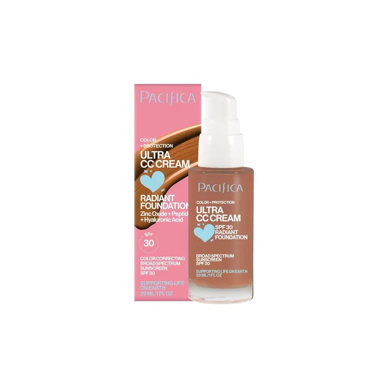 Pacifica Ultra Cc Cream Radiant Foundation Spf 17 - Warm