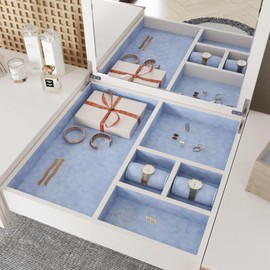 CRE8TIVE Light Blue Velvet Peel and Stick Wallpaer 30cm x 200cm