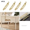 LFWATAXY 4PCS Chinese Style Cabinet Pull Handles, Drawer Pulls, Closet