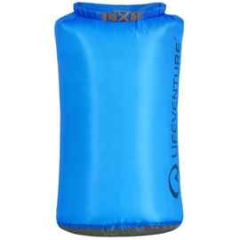 Lifeventure Ultralight 35 Litre Dry Bag, Siliconized Rip-Stop Fabric With Fully Taped Seams Lightweight Waterproof Dry Sack For Kayaking Camping Hiking Travelling Boating Water Sports,Blue