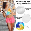 Silkfly 6 Pcs White Cotton Fanny Pack for Tie Dye
