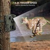 Mini Trail Cameras 2Pack 24MP 1080P Game Camera with Fast