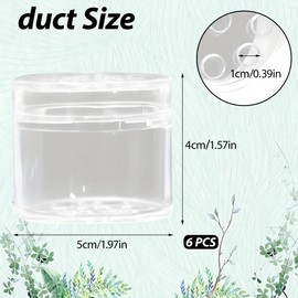 Pack of 6 flower stem holders, Lkebana twister, Hanataba flower holder, spiral Ikebana stem holder, suitable for DIY flower stand, flower arrangement, fixed flower stem stand