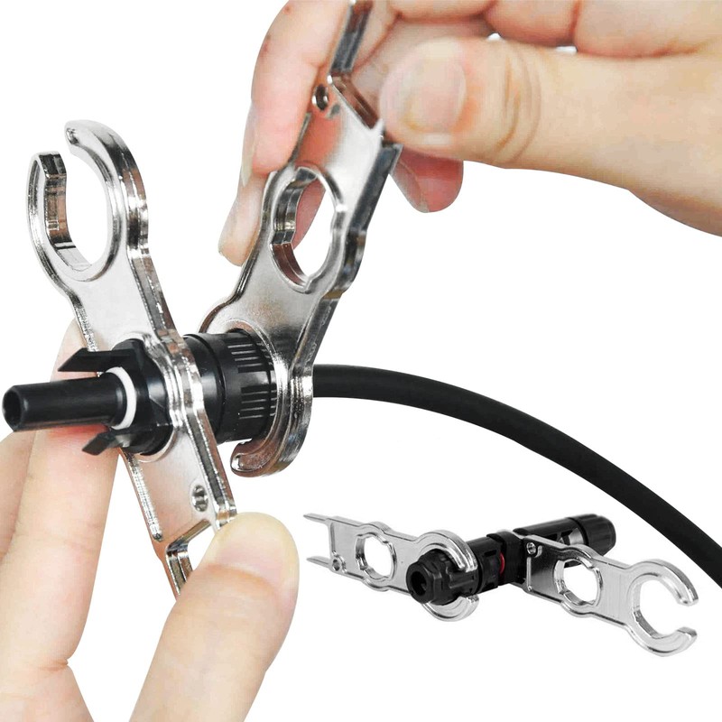 APOMOONS Key Tensioner Set Aluminium Tool Wrench for PV Plug,