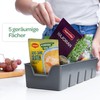 KONZEPT Spice Organiser for Cupboard, Stackable Spice Storage, Plastic Spice
