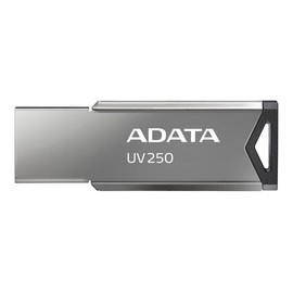 ADATA 32 GB Memoria Flash USB 2.0 Color Plata con Negro (Modelo UV250)