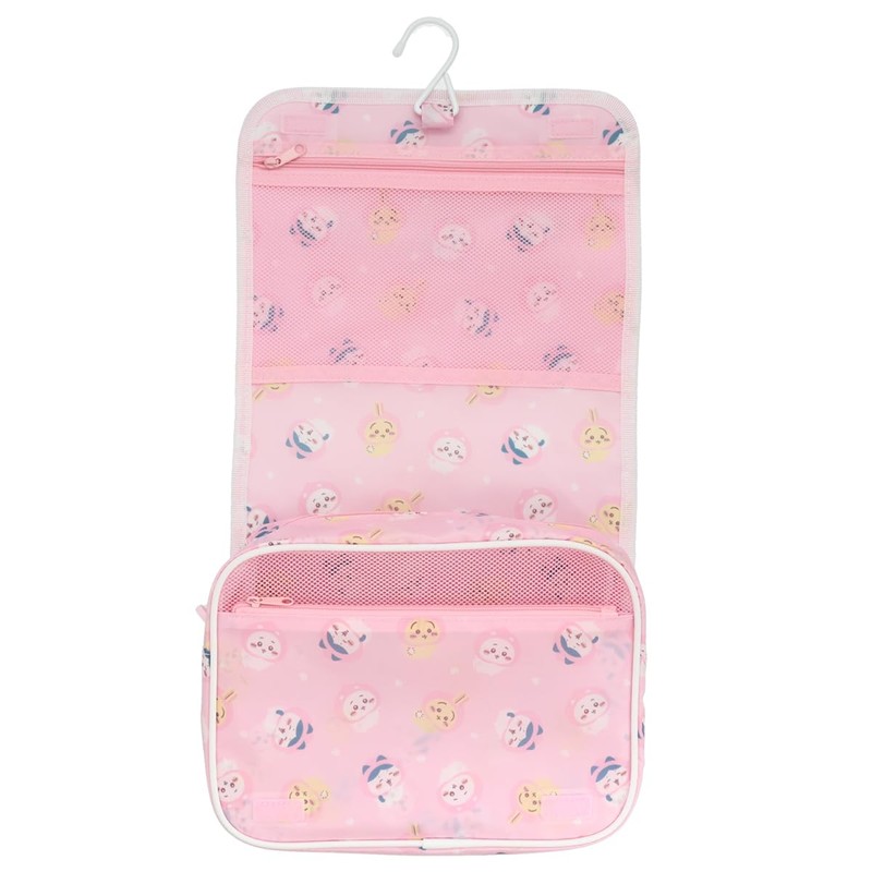 Shobido Chiikawa Hanger Pouch, Original Design, Peach Series, Chiikawa Nagano