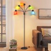 FOLKSMATE LED Floor Lamp, Medusa Multi Head Modern Tall, Rustic