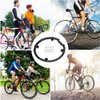 Chain Guard Protector, Black Plastic Chain Wheel Crankset Cover for