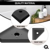 Questech 5" Soap Dish, Corner Shelf for Inside Shower, Retrofit
