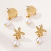 Starfish Earrings for Women Sea shell Earrings Summer Fashion Women
