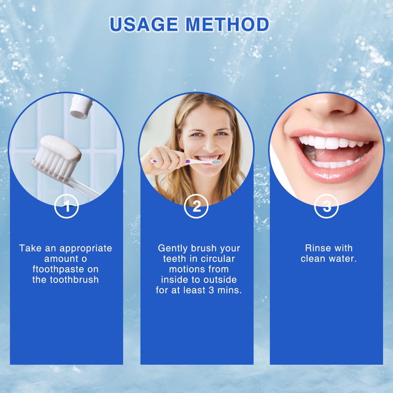 Leogony 2 PCS Hydroxyapatite Toothpaste 7.5% for Sensitive, Prevent Tooth