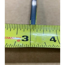 Mr Metal Aluminum J Channel Trim Aluminum Trailer RV Black Capping 92" Long 7/8" Tall 1/8" Inside