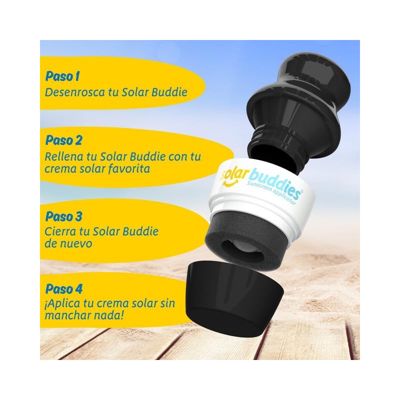 Solar Buddies Sunscreen Applicator - Full Red & Black Duo