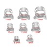 Onewer Hose Clamp Kit, 160 Pcs Hose Clamps Silver 304