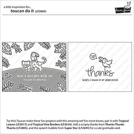 Lawn Fawn Clear Stamps 4"X6"-Toucan Do It