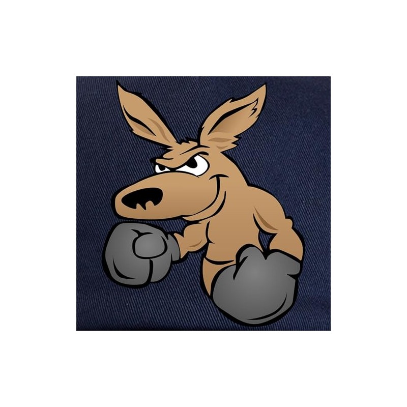 CafePress Fighting Kangaroo Cap Unique Adjustable Baseball Hat Black