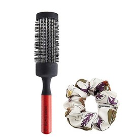 Turbo Power Hair Brush 1.5" Magnesium Thermic Booster Z.41 and Goomee Scrunchie (Bundle)