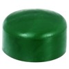 Alberts 855253 Post Cap for Round Metal Posts, Plastic, Green,