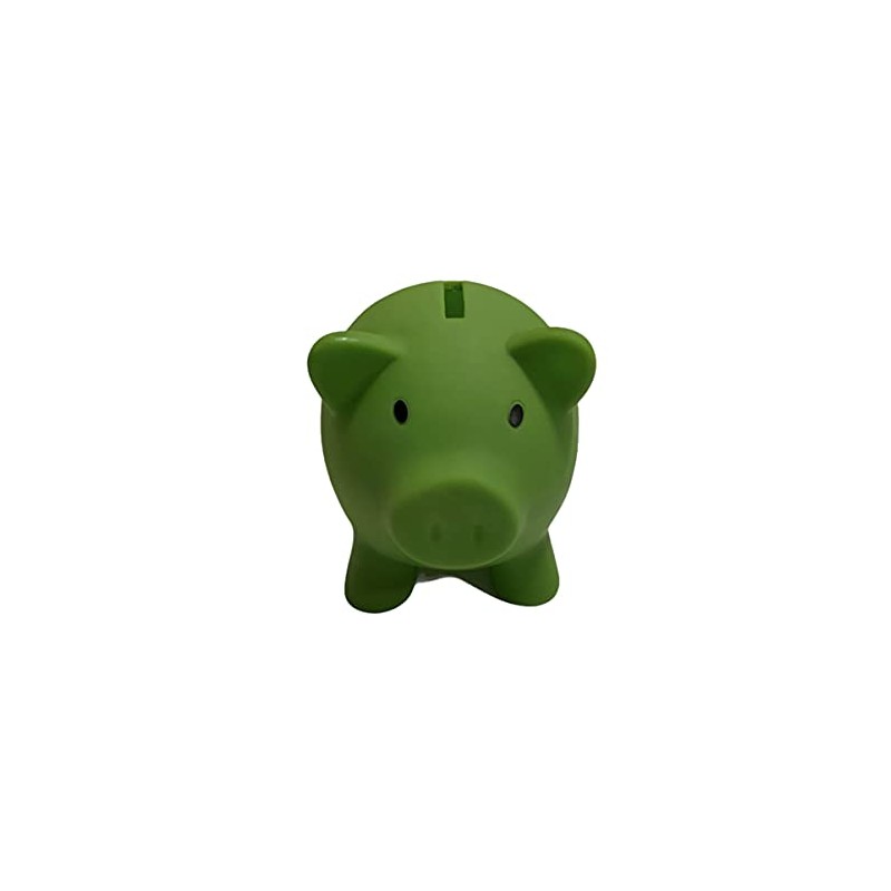 Piggy Bank PVC Soft Body Vibrant Colour Novelty Money Box