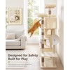 LIKISAK Cat Tower, 71 Inch Heavy Duty Cat Tree for