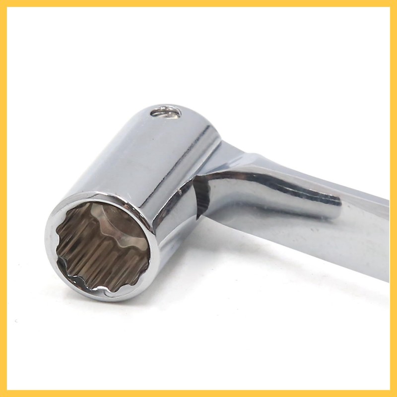 REPAIROCK uxcell10mm Swivel Head Combination Socket Spanner Wrench Auto Car