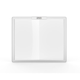 TEKWARE 3.54" X 4.25" CLEAR MAGNIFYING WELDING LENS, 2.50