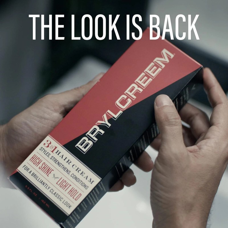 Brylcreem 3-in-1 Original High Shine Men's Hair Cream for Styling