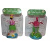 Solar Set of Valentines Flamingos, Solar Powered Love, happy friendship