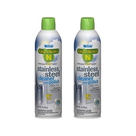 Green World N Logo Champion Sprayon Stainless Steel Cleaner & Polish. 2-14oz. Net Can.