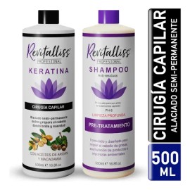 Keratina Brasileña Revitalliss Cirugía Capilar +champú 500ml